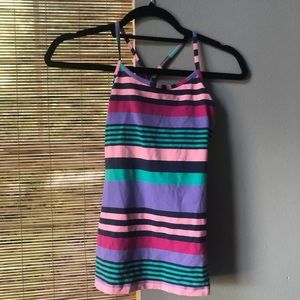 striped colorful ivivva camisole tank